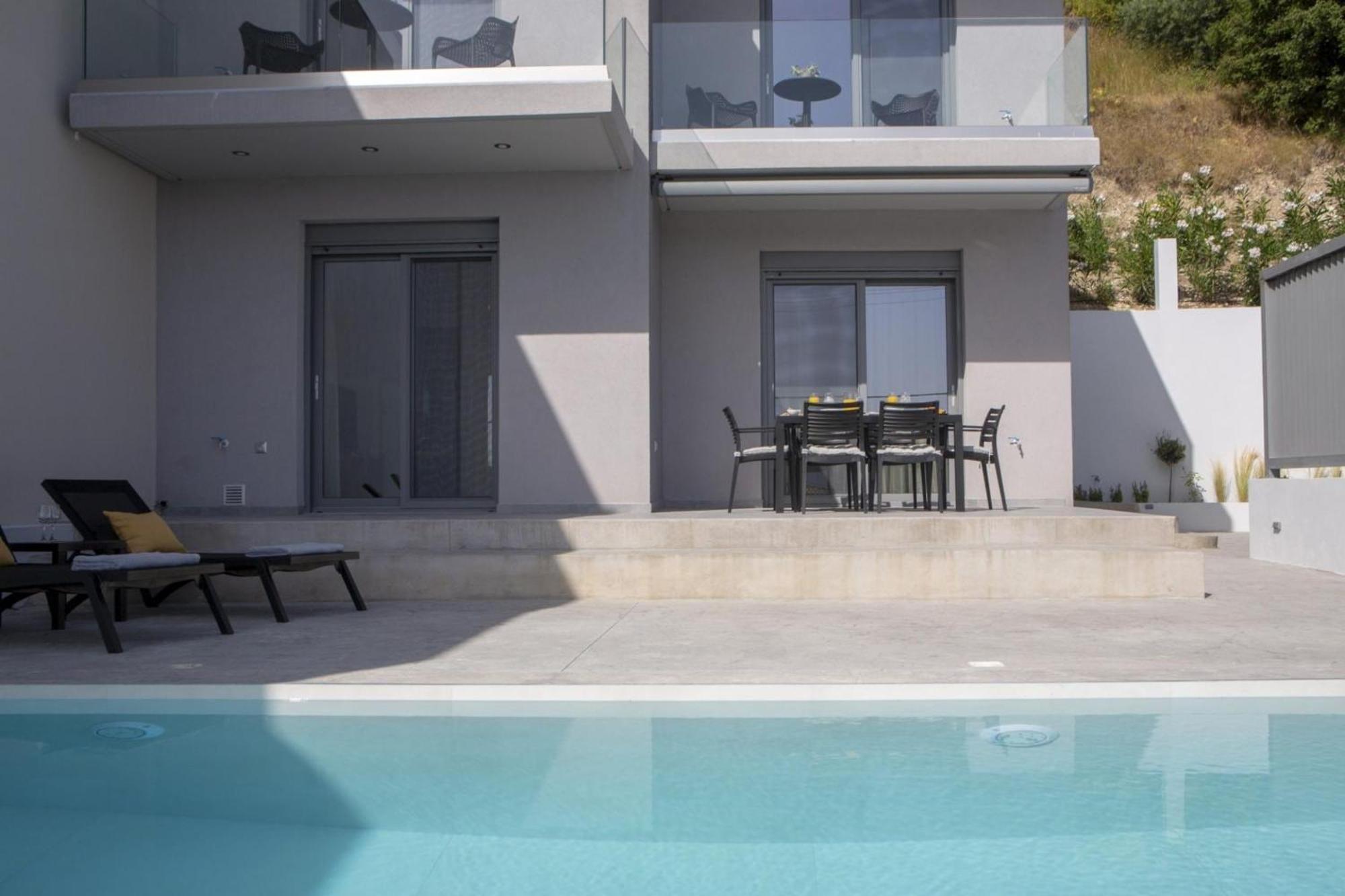 Aloft Luxury Villas Lefkada - Heated Pool Apolpaina Exterior foto