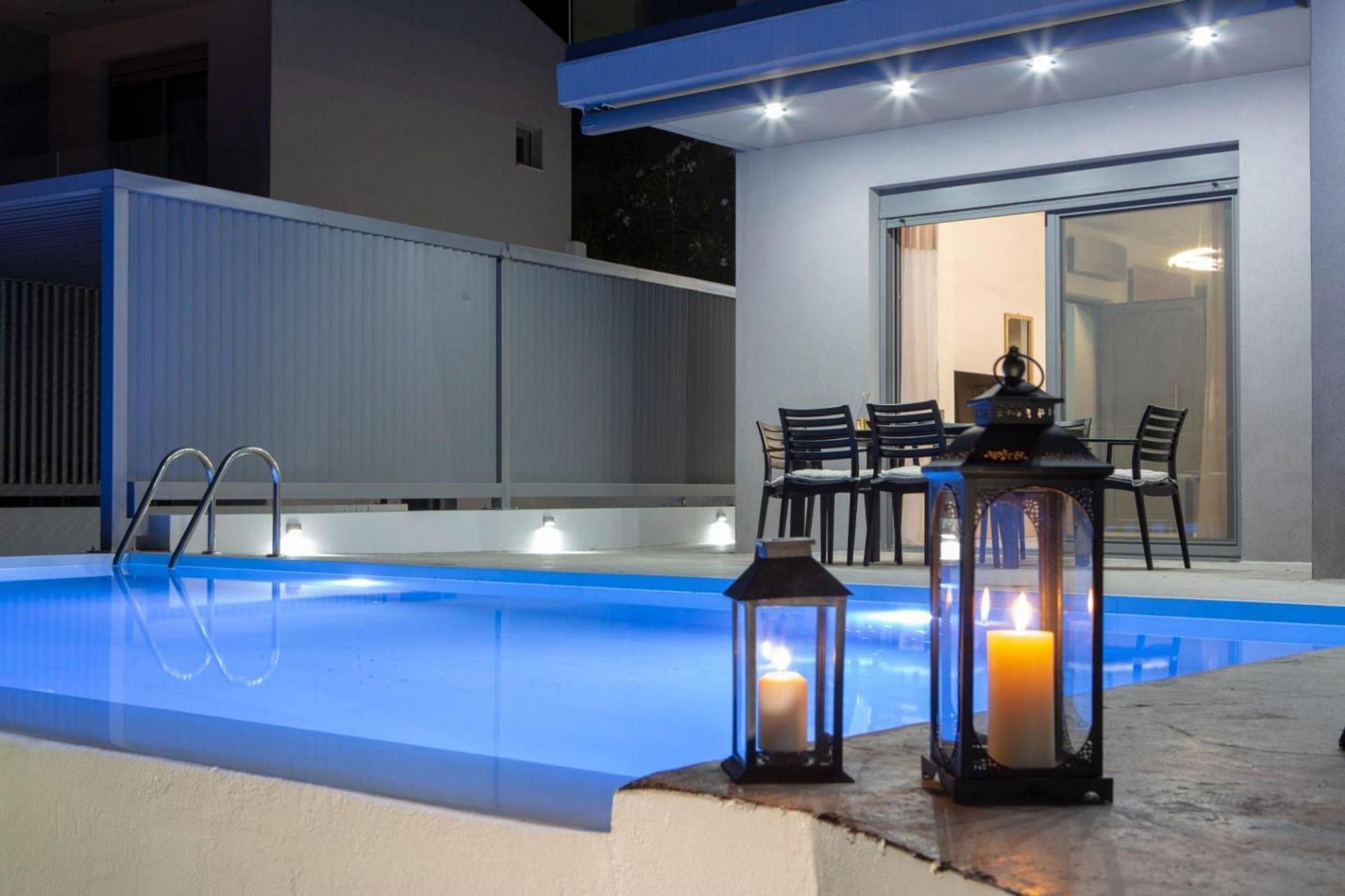 Aloft Luxury Villas Lefkada - Heated Pool Apolpaina Exterior foto