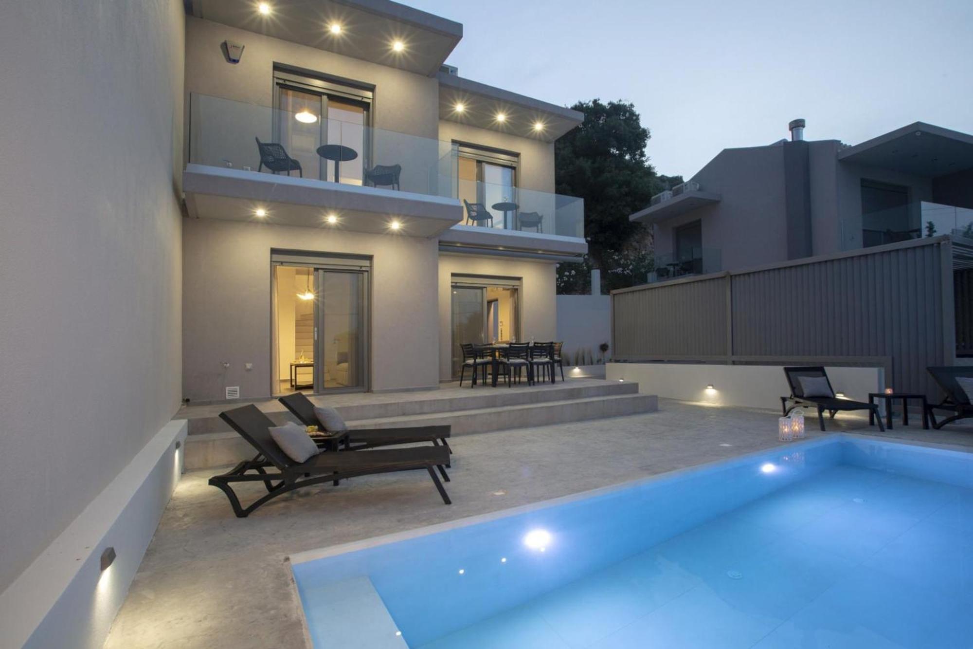 Aloft Luxury Villas Lefkada - Heated Pool Apolpaina Exterior foto