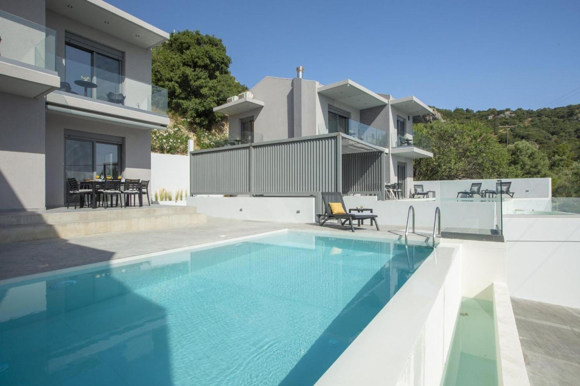 Aloft Luxury Villas Lefkada - Heated Pool Apolpaina Exterior foto