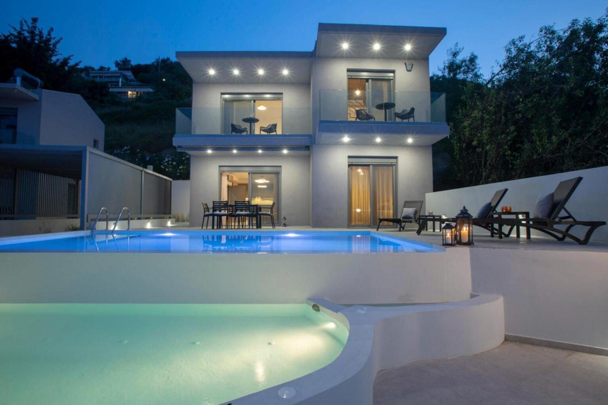 Aloft Luxury Villas Lefkada - Heated Pool Apolpaina Exterior foto